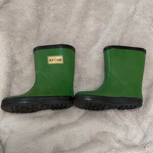 Stonz Kids Forest Green Rain Boots